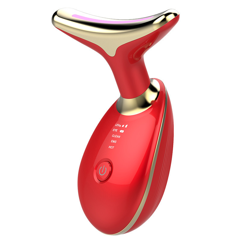 EMS Thermal Neck Lifting And Tighten Massager Electric Microcurrent Wrinkle Remover - Image 3